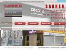 Tablet Screenshot of cortinassanher.com